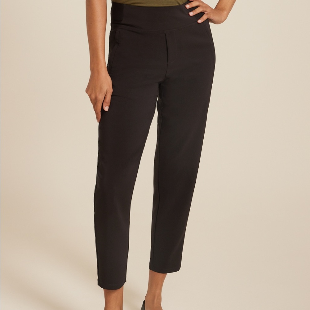 Maurices Black Straight Leg Ankle Pants